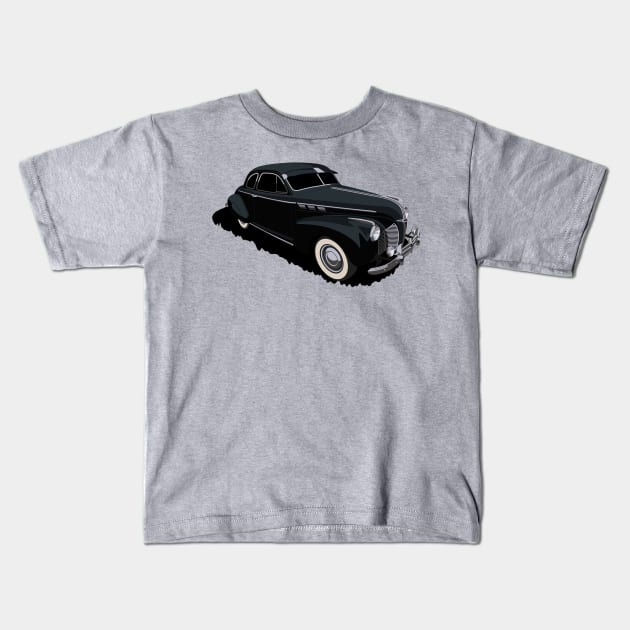 Torpedo Coupe Kids T-Shirt by AutomotiveArt